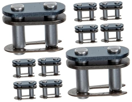 Milisten 12 piezas Eslabones Conector Cadena Rodillos para Moto Atv Mini Bike Liberación Rápida Resistente Accesorios Motos