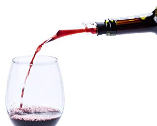 Verseur Aérateur Vin - Décanteur Vin - Anti Goutte - Venturi - Lot de x2 – Cadeau