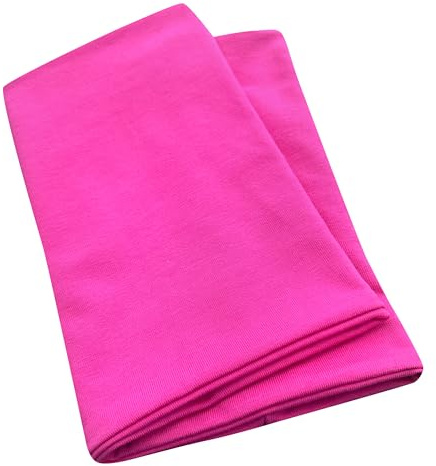 Wollhuhn Eco Niños/Niñas Ligero/Suelto Bufanda/Pañuelo de Algodón Jersey de Transición/Verano 202201, Liso Color Rosa, talla única