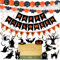 Premium Reusable Party Decorations - Halloween Garland, Happy Halloween Banner, Trick or Treat Sign, Spooky Hanging Decorations