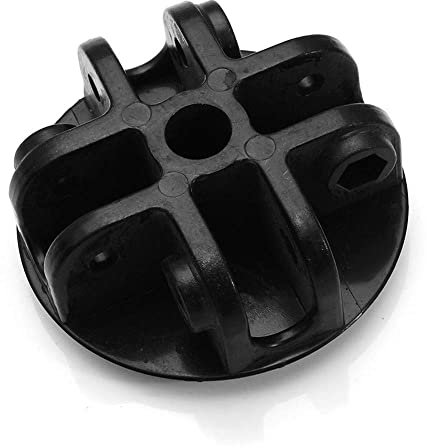 Shinekoo 4-Way Roof Centre Bracket Pop-up Gazebo Replacement Tent Spare Parts Canopy Connector Plastic Black for Pavilion Tent Parasol Gazebo