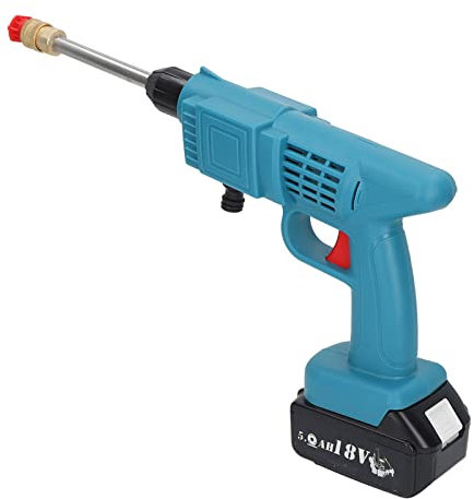 Focket Hidrolimpiadora de Alta presión, 800W sin Cable, batería de Iones de Litio de 8V, hidrolimpiadora de Alta presión para Vallas, Suelos, etc.