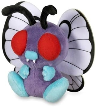 Pokémon Center: Butterfree Sitting Cuties Plush, 5 ½ Inch, Mehrfarbig