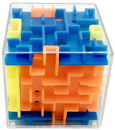Labyrinth Puzzle - Interaktiver Gehirnschärfer, Puzzle -Ball | Tragbares Rolling -Labyrinth, Bildungsspielzeug, Geburtstags - -Box, Bleistifthalter Rätsel Würfel, Geldlabyrinth, Marmor -Puzz