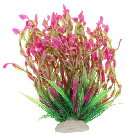 UPKOCH Planta Acuática Artificial de Plástico Resistente Decoración Realista para Peceras sin Refugio Seguro para Peces para Principiantes y Domésticos