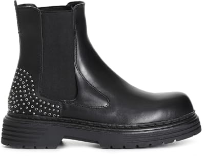 CAFèNOIR - Beatles Da Donna Con Microborchie Sul Dietro, Da Donna, Colore Nero, Taglia 38