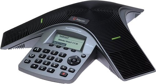 Polycom SoundStation DUO Sistema di Audioconferenza, VoIP e Analogical, Nero (Ricondizionato Certificato)