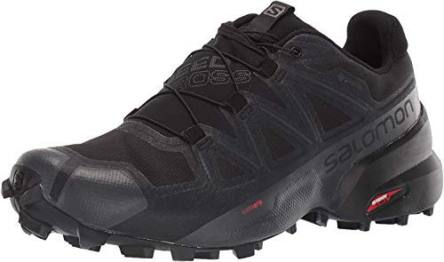 Salomon Herren Speedcross Gore-tex Trailrunning-Schuhe, Black Black Phantom, 46 EU