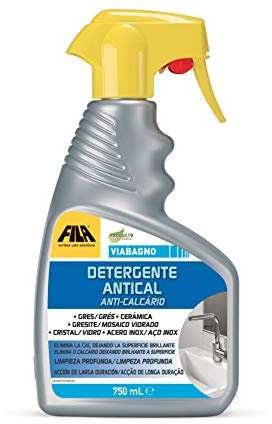 VIA BAGNO, Spray Antical para el bagno, limpia y recupera el brillo de grifos, sanitarios y superficies de baño y ducha. per il bagno, 750ml