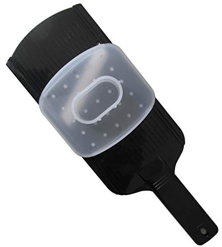 bremermann Mandoline avec lame en céramique, protège-doigts et support pour restes