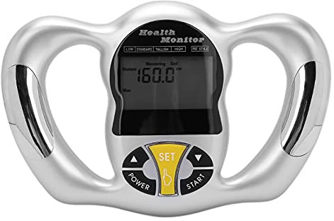 Zwinner Körperfettmessgerät, Digitaler Körperfettanalysator, Professionelles tragbares tragbares BMI-Messgerät Körperfettverlustmonitore für Frauen, Männer, Kontrollgerät zum Abnehmen