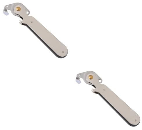 SHOWERORO 2 Pz Perforatore Per Lattine in Acciaio Inossidabile Strumenti Di Perforazione Strumento Per La Pulizia Delle Elettrico Anello Apriscatole Apribottiglie Multifunzione