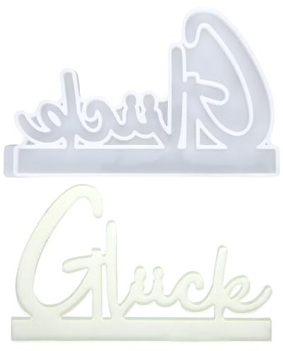 Silikonformen Zum Gießen - Glück Gießform Kerzenhalter, Gips Gießformen