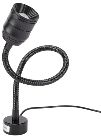 Aolidsive LED-maskinljus, 7W 6000K 1000LM Magnetiskt Arbetsljus med 360° Flexibel Svanhals, för Workshop CNC-svarvfräsmaskin Arbetsbänk (#1)