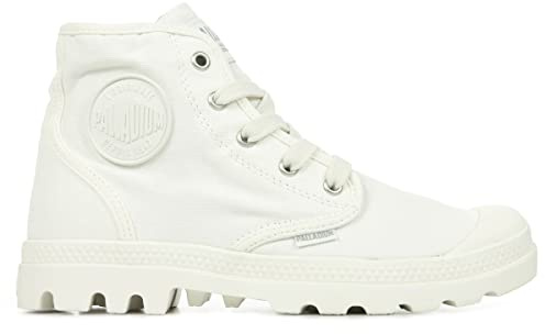 Palladium Pampa Hi, Stivali Sneaker Donna, Bianco, 38 EU