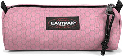 Eastpak - Estuche Escolar Benchmark, Reflectante, Rosa, Minimalista, Rosa, Minimalista