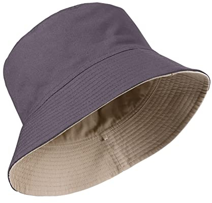 TAGVO XX-Large Bucket Hat Unisex Big Reversible Cotton Fisherman Hats Double Sided Bucket Sun Hats Cap for Holidays Fishing Hiking