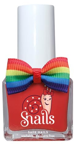 Snails 510443 Rainbow - Smalto per unghie a base d'acqua, lavabile, innocuo, vegano