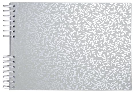 Exacompta - Art.-Nr. 16063E - 1 Fotoalbum mit Spiralbindung Authentik - 150 Fotos - 50 weiße Seiten - Format 32 x 22 cm - Einband mit beschichtetem Papier in Salbeigrün beschichtet