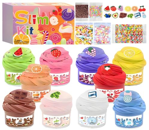 Argile Autodurcissante pour | 10 Couleurs Parfumées Jouets Sensoriels | Argile Non Collante Ultra Douce Colorée,pour Adolescents et Adultes Projets de Poterie Artistique Salle de Classe Fête de Noël