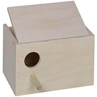 Nobby Wellensittich Nistkasten Loch Links; 22 x 16 x 14 cm