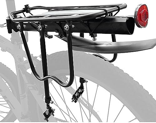 P4B | Sattelstützen Gepäckträger - bis max. 25Kg belastbar | Für 24-28 Zoll | Für Sattelstütz-Durchmesser bis 31,8 mm | Auflagefläche ca. 35 x 14,5 cm (Aluminium = max. 25 Kg)