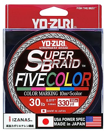 Super Braid 30LB 5 Color 330YD