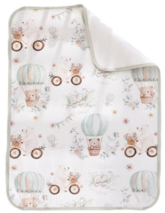 Protège-matelas imperméable pour lit bébé Lavable Absorbant Doux Respirant