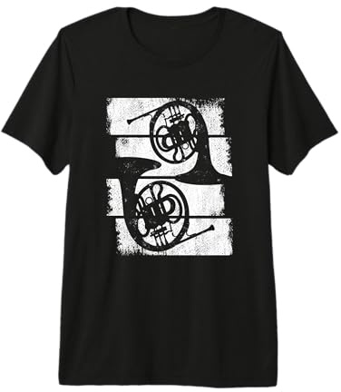 Cor d'harmonie Cours de Musique d'esquisse T-Shirt Haut de Gamme