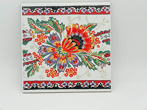 Piemme Ceramiche - Piastrelle Ceramica Decorate 20 x 20 Serie Cornice Matriosca - N° 4 Pz