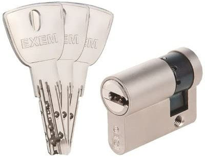 Medio cilindro EXEM R9+ niquelado variado