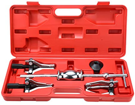 BOOMSTART Slide Hammer Set, Puller Set, Bearing Puller Gear Puller Hub Removal Tool, 3 Jaw Internal and External Puller Set