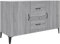 vidaXL Sideboard Kommode Anrichte Schrank Beistellschrank Mehrzweckschrank Standschrank Wohnzimmer Flur Grau Sonoma 100x36x60cm Holzwerkstoff