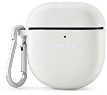 Bose Case Cover for QuietComfort Earbuds II, Protective Silicone Exterior, With Aluminium Carabiner for Convenient Carrying, Soapstone