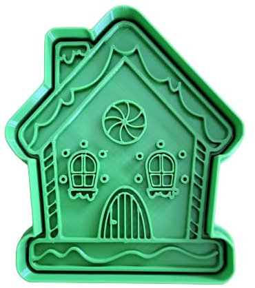 Tagliabiscotti.it - Casetta Natalizia - Casa - Natale - Cookies cutter - Formina - Stampo per biscotti o decorazioni torte in pasta di zucchero - 10cm