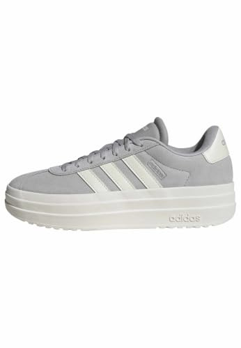 adidas Damen Vl Court Bold Shoes, Grey Two/Off White/Core White, 36 2/3 EU