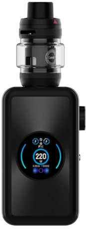 Kit Vapo-resso GEN MAX | Compatibile con doppia batteria 18650 (non inclusa nella confezione) [5-220 W] Uscita + con serbatoio iTank T da 6 ml + bobina a rete GTi 0,2 Ω/0,4 Ω-Senza nicotina