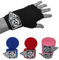 Dynamix Athletics Boxbandagen Vision 3,50m - Elastische Handbandagen für MMA Boxen Kickboxen Muay Thai Sparring - Mit Daumenschlaufe und Rubber-Logo (Rot)