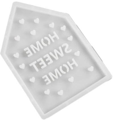 Xinsheinelry Love House Moules à verser en silicone pour moulage de plâtre, moules faits à la main, fournitures artisanales