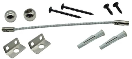 IWOWHERO Tip Furniture Anchor Hardware Bag for Boy Girl Safety Prevents Tip-Overs Bookshelves Dressers and Tv Stands Easy Installation