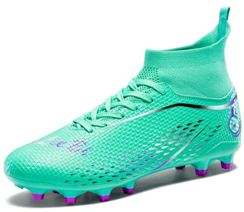 Uomo Scarpe da Calcio High Top Spikes Gioventù Formazione all'aperto Scarpe da Calcio Professionale Atletico Sport Scarpe Turf Trainers
