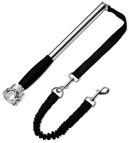 Correa para Perro en Bicicleta, Manos Libres, Accesorio Resistente para Bicicleta para Perros con Correa retráctil para Hacer Ejercicio, Entrenar, Trotar, Andar en, Accesorio