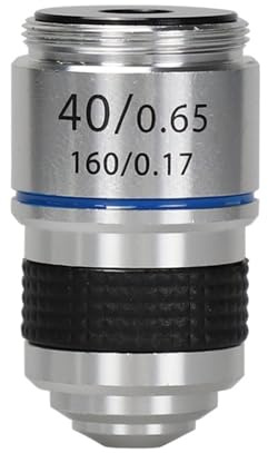 40 x objektiv för mikroskop - aluminiumlegering, RMS-tråd - kompatibel med olika mikroskop