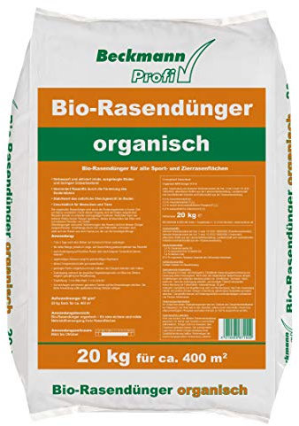 Beckmann Profi Bio-Rasendünger 9+3+6, 20 Kg