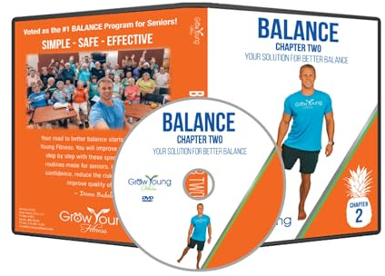 Grow Young Fitness Chapter Två Bättre Balans för seniorer - Förbättra ditt saldo hemma - Enkelt säkert effektivt Tillbaka till Grundläggande Tränings-DVD för äldre