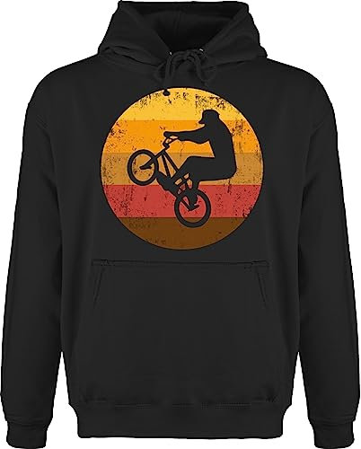 Shirtracer Hoodie Herren Pullover Männer - Fahrrad Bekleidung Radsport - BMX Jump I Geschenk BMX Fahrer I BMX Fan - XL - Schwarz - Kleidung Jungen Geschenke für fahrradbegeisterte Mountainbike