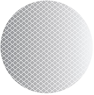 georadian.com Lot de 4 réflecteurs Ronds Autocollants de 88 mm, sécurité dans l'obscurité, Autocollants réfléchissants, Autocollants pour vélo, Autocollants pour Poussette (Blanc)