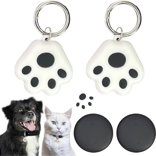 Starnearby Localizzatore GPS per Cani e Gatti, Senza Abbonamento, Tracker GPS per Cani e Gatti, Localizzatore GPS per Animali Domestici, Bagagli e Oggetti (2 Pezzi per Android)