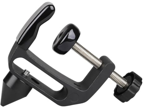 OFFIGAM Clarinet Cork Holder Desktop for Grinding Clamp Clarinet Fits Variety of Desktops Cone-shaped Stand with Abs and Metal Practical Music Instrument Accessory for Photography