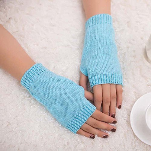Cocila D'Hiver Chauds Sans Doigts Pour Femmes Et Filles Demi-Doigts Gants Mitaine Chaude Femme Homme Hiver Rose Noire Gant Noir Mitaines Laine Des Chaud Cachemire